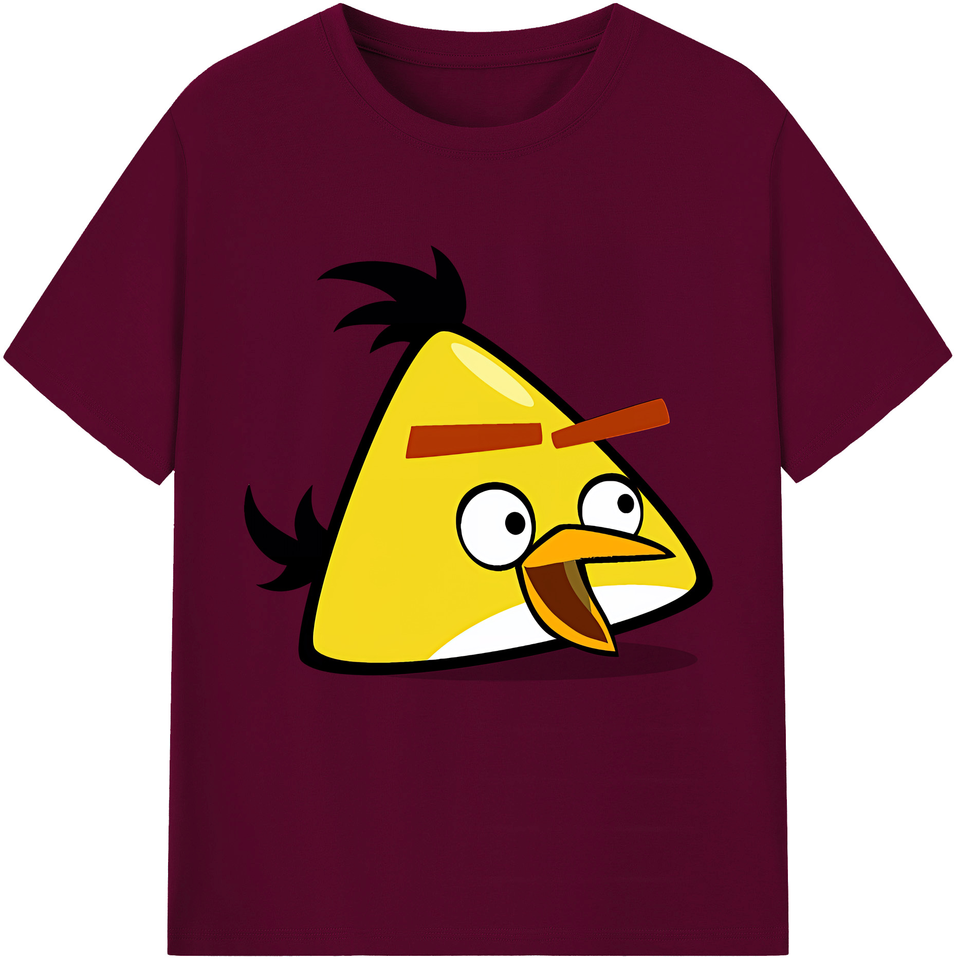 （画像用） Angry Birds アングリーバード レディースカジュアルプリントTシャツ（綿100％）